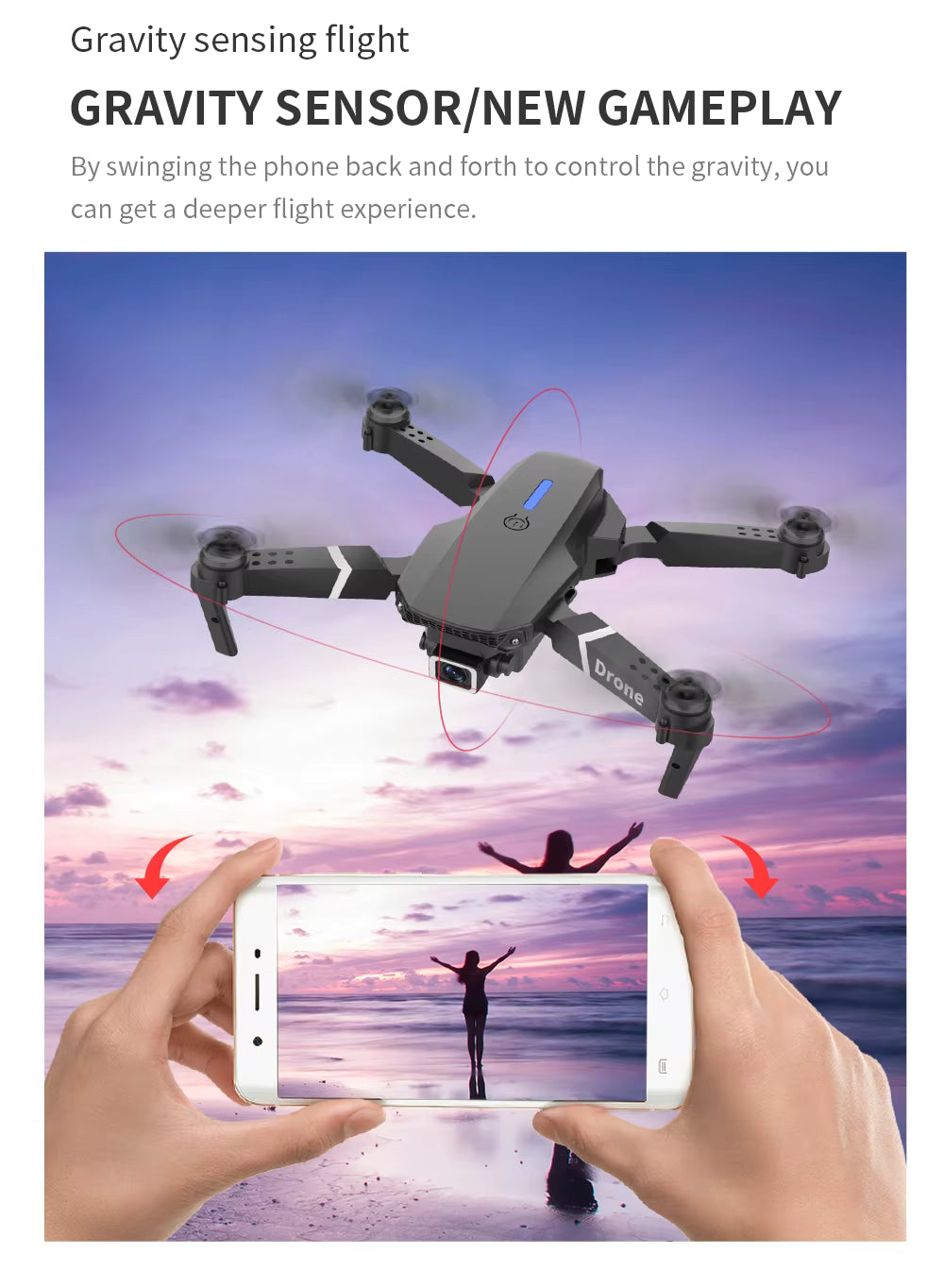 DRONE E88 PROMO NAVIDAD